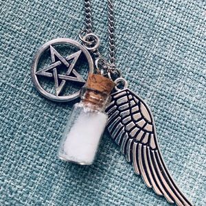 Supernatural TV Wiccan Spell Bottle Necklace